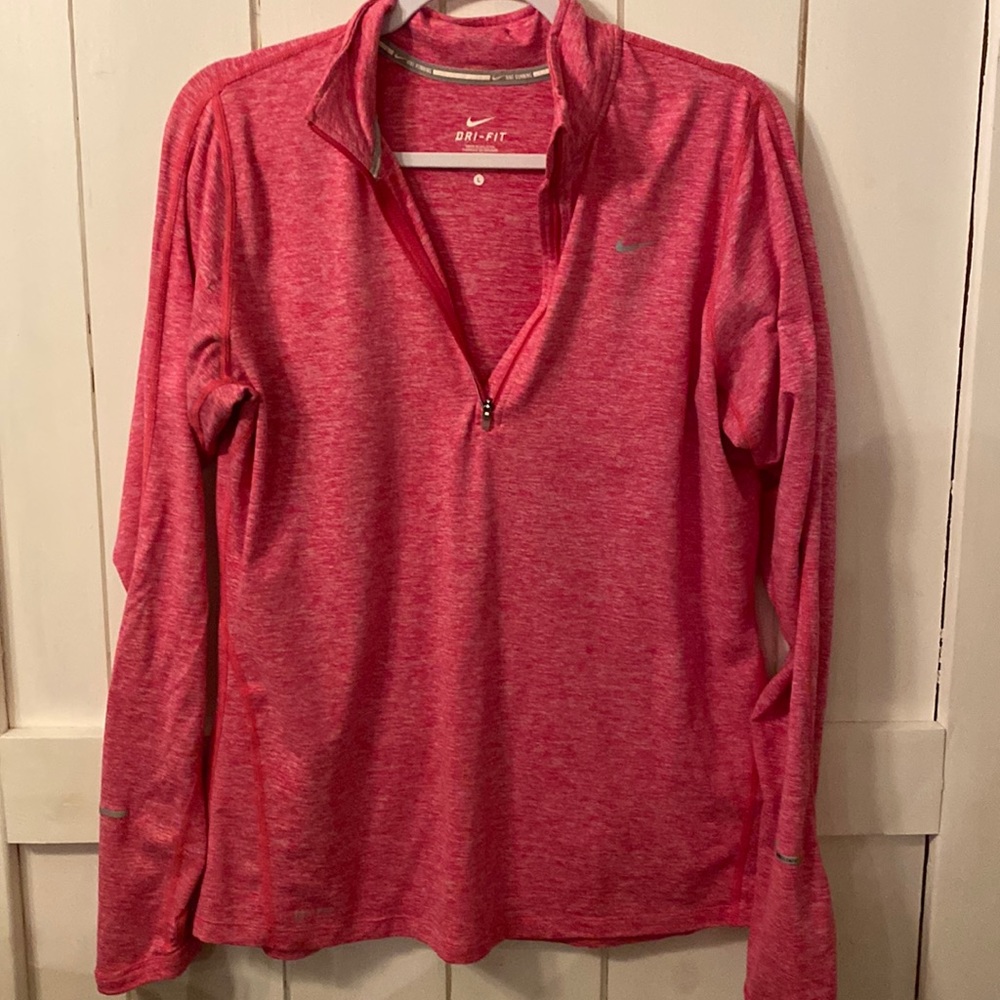 Nike dri fit 1/4 zip pullover.